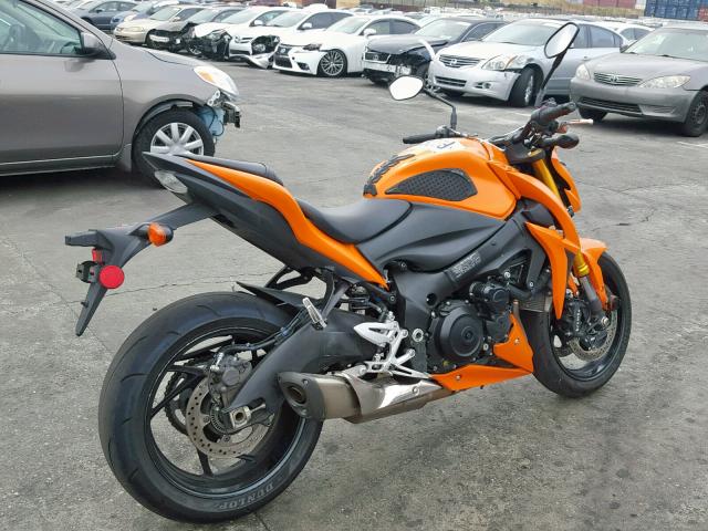 JS1GT79A8G2100740 - 2016 SUZUKI GSX-S1000 ORANGE photo 4