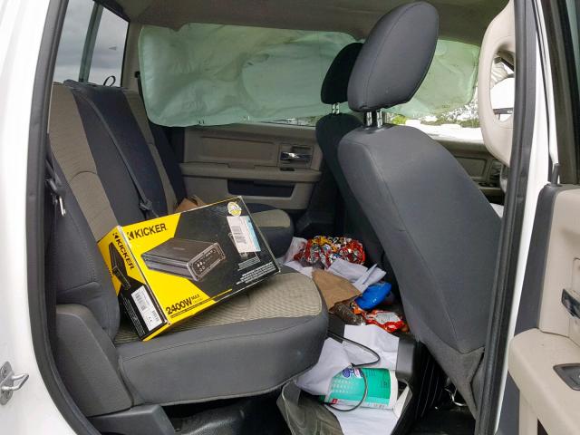 3C6UD5JL8CG133401 - 2012 DODGE RAM 2500 S თეთრი ფოტო 6