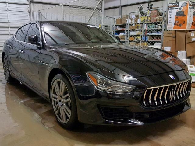 ZAM57XSA8J1296635 - 2018 MASERATI GHIBLI BLACK photo 1