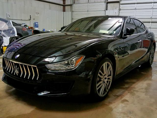 ZAM57XSA8J1296635 - 2018 MASERATI GHIBLI BLACK photo 2