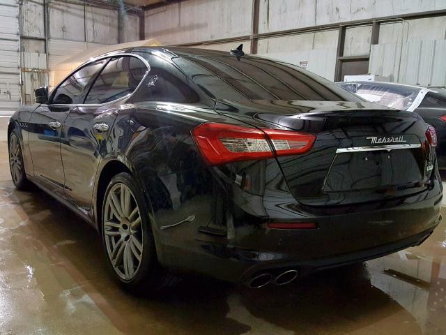 ZAM57XSA8J1296635 - 2018 MASERATI GHIBLI BLACK photo 3