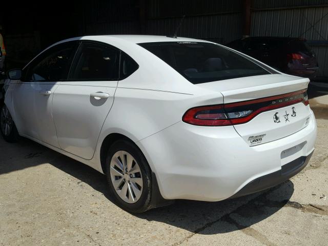 1C3CDFBB7ED701769 - 2014 DODGE DART SXT WHITE photo 3