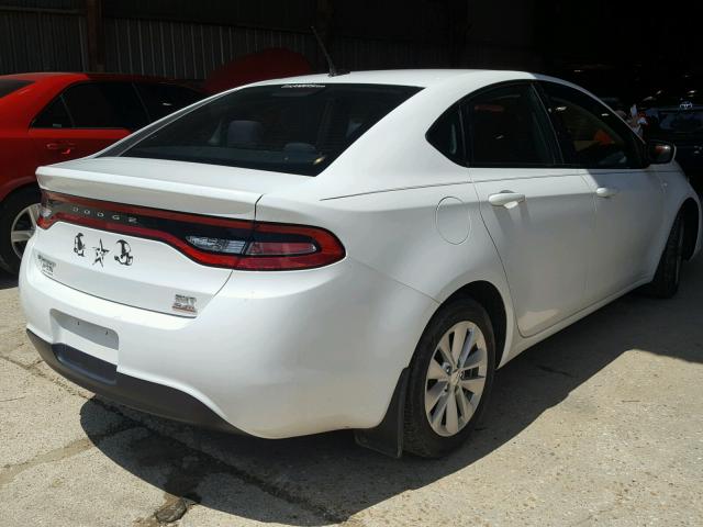 1C3CDFBB7ED701769 - 2014 DODGE DART SXT WHITE photo 4