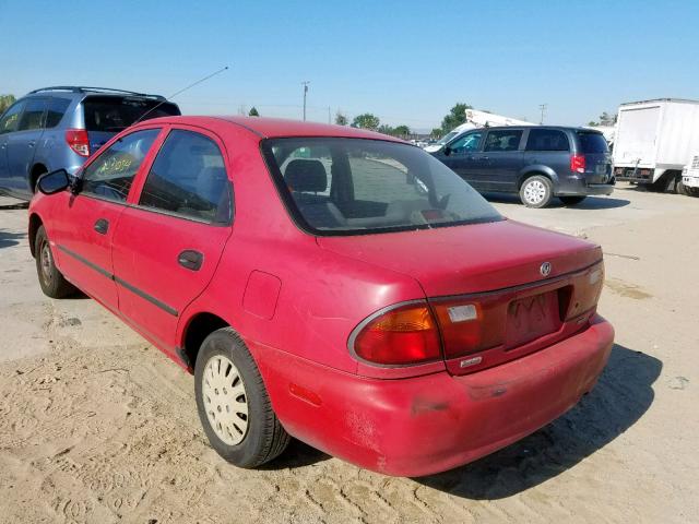 JM1BA1410S0118860 - 1995 MAZDA PROTEGE DX RED photo 3