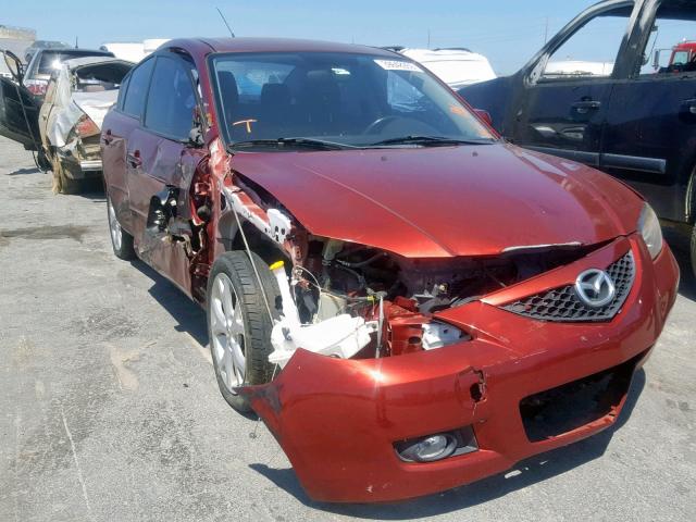 JM1BK32F281159517 - 2008 MAZDA 3 I RED photo 1