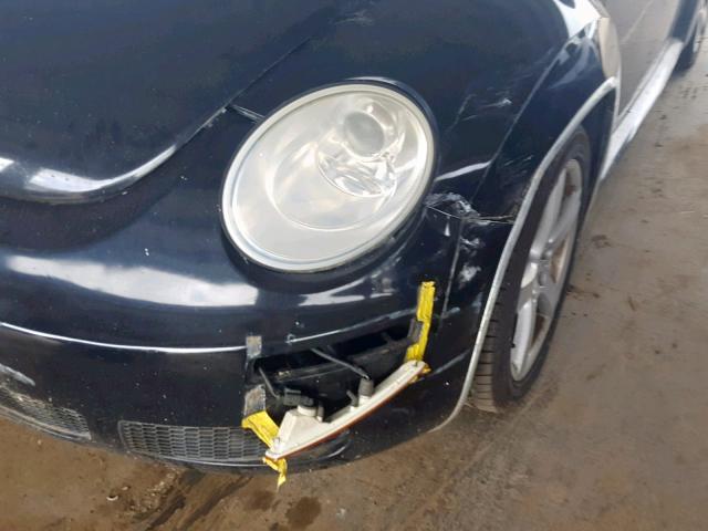 3VWRG31Y67M402618 - 2007 VOLKSWAGEN NEW BEETLE შავი ფოტო 9