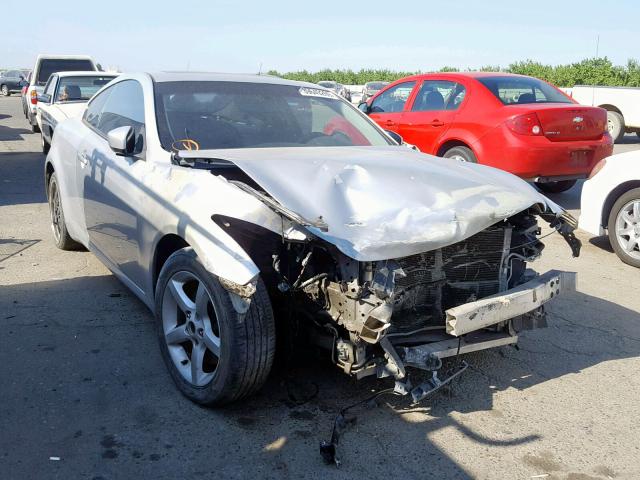 JNKCV64E18M129729 - 2008 INFINITI G37 BASE SILVER photo 1