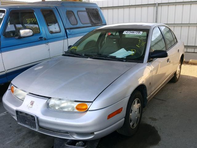 1G8ZH52872Z185141 - 2002 SATURN SL1 SILVER photo 2