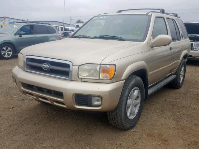 JN8DR09Y41W604508 - 2001 NISSAN PATHFINDER GOLD photo 2