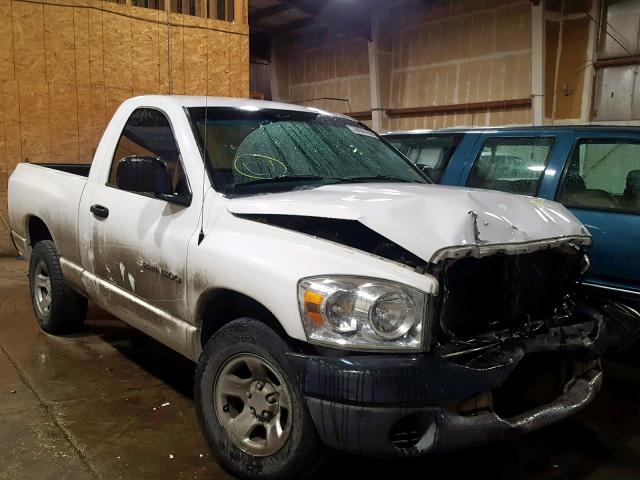 1D7HA16K77J545492 - 2007 DODGE RAM 1500 S WHITE photo 1