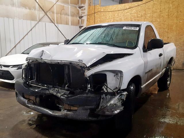 1D7HA16K77J545492 - 2007 DODGE RAM 1500 S WHITE photo 2