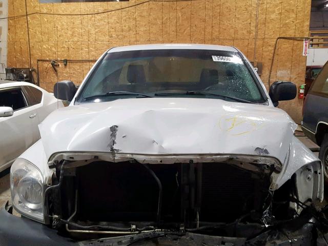 1D7HA16K77J545492 - 2007 DODGE RAM 1500 S WHITE photo 7