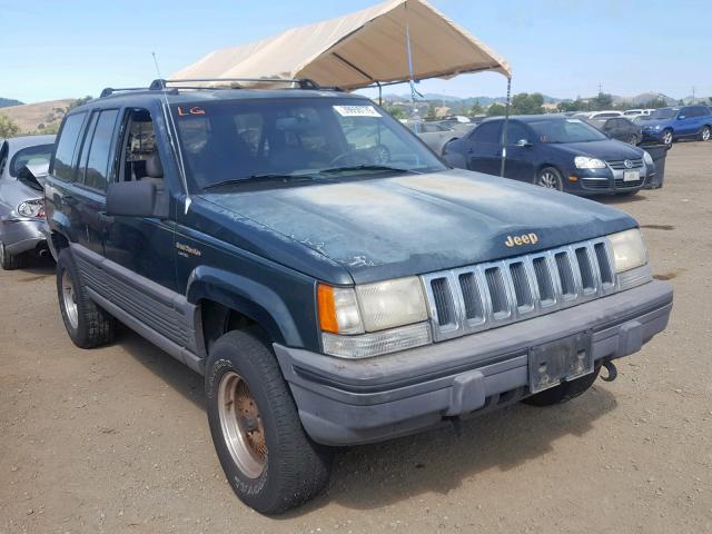 1J4GZ58Y2RC270025 - 1994 JEEP GRAND CHER GREEN photo 1