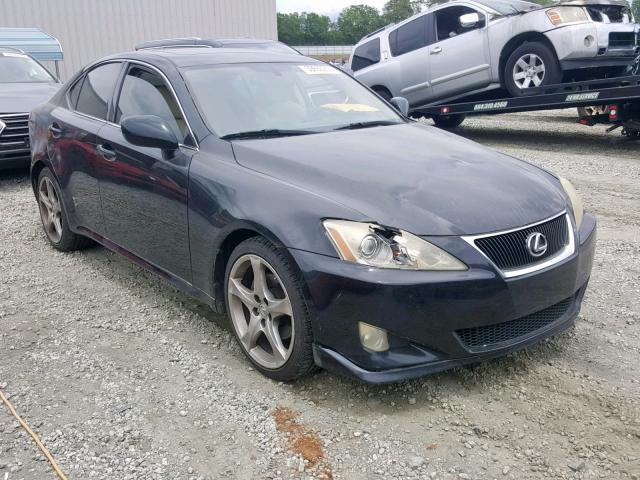 JTHBK262672041091 - 2007 LEXUS IS 250 BLACK photo 1