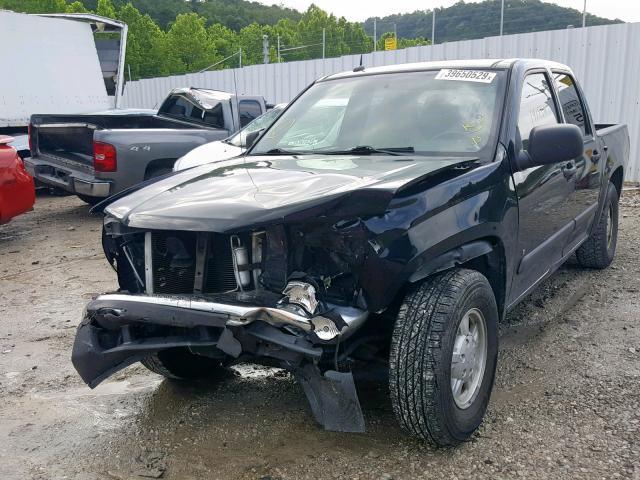 1GCCS139888143153 - 2008 CHEVROLET COLORADO BLACK photo 2