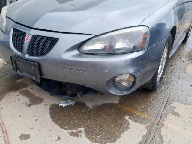 2G2WS522851318061 - 2005 PONTIAC GRAND PRIX GRAY photo 9