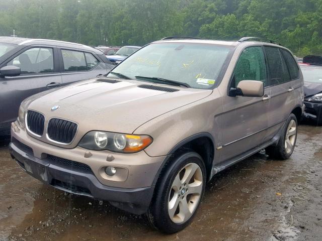 5UXFA13585LU47426 - 2005 BMW X5 3.0I TAN photo 2