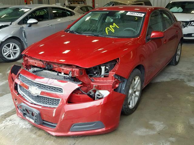 1G11D5RR0DF109156 - 2013 CHEVROLET MALIBU 1LT 红色 照片 2