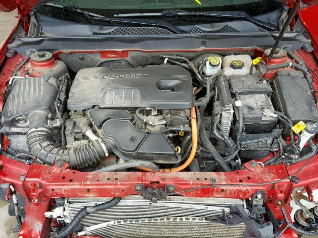 1G11D5RR0DF109156 - 2013 CHEVROLET MALIBU 1LT 红色 照片 7