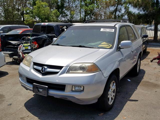 2HNYD188X5H545868 - 2005 ACURA MDX TOURIN SILVER photo 2