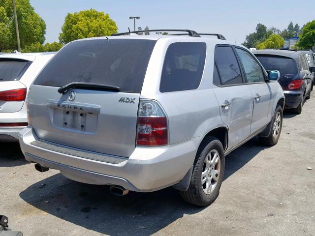 2HNYD188X5H545868 - 2005 ACURA MDX TOURIN SILVER photo 4