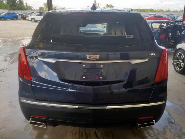 1GYKNARS4KZ115326 - 2019 CADILLAC XT5 BLUE photo 9