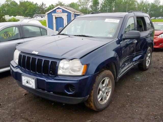 1J4GR48KX5C723470 - 2005 JEEP GRAND CHER BLUE photo 2