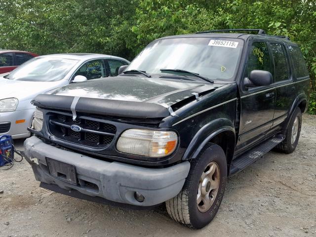 1FMDU75E01ZA51395 - 2001 FORD EXPLORER L BLACK photo 2