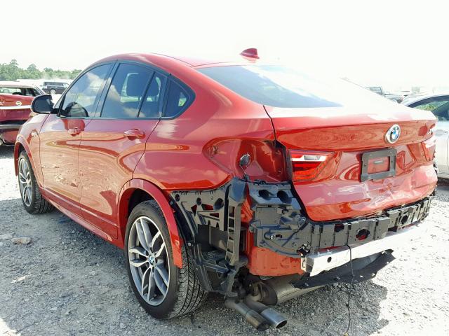 5UXXW3C55F0F88770 - 2015 BMW X4 XDRIVE2 أحمر صورة 3