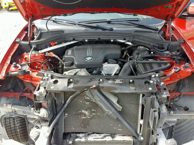 5UXXW3C55F0F88770 - 2015 BMW X4 XDRIVE2 أحمر صورة 7