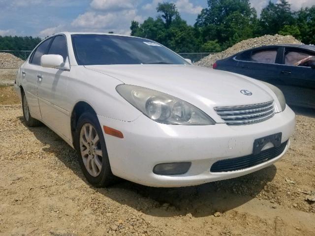 JTHBF30G436014859 - 2003 LEXUS ES 300 WHITE photo 1