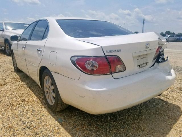 JTHBF30G436014859 - 2003 LEXUS ES 300 WHITE photo 3