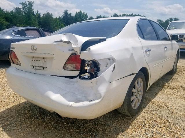 JTHBF30G436014859 - 2003 LEXUS ES 300 WHITE photo 4