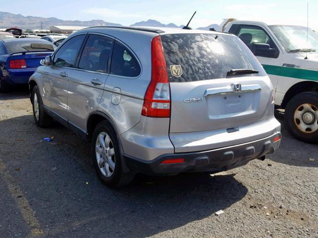 JHLRE38788C011532 - 2008 HONDA CR-V EXL SILVER photo 3