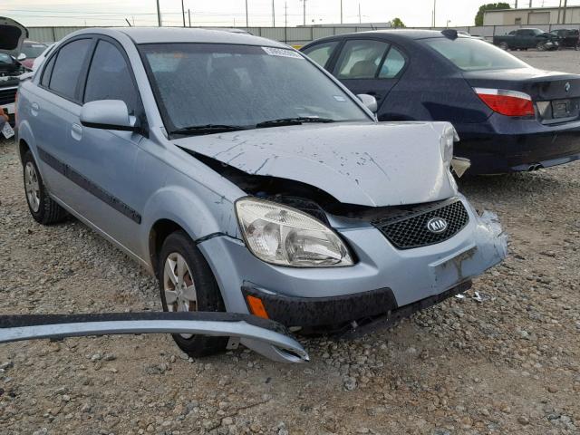 KNADE123486431737 - 2008 KIA RIO BASE BLUE photo 1