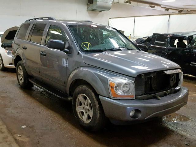 1D4HB48N56F193999 - 2006 DODGE DURANGO SL GRAY photo 1