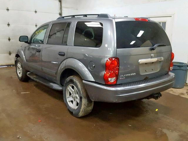 1D4HB48N56F193999 - 2006 DODGE DURANGO SL GRAY photo 3