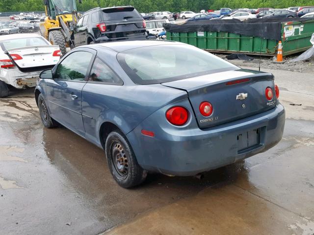 1G1AL15F477378153 - 2007 CHEVROLET COBALT LT BLUE photo 3