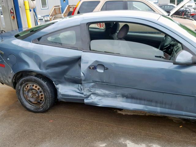 1G1AL15F477378153 - 2007 CHEVROLET COBALT LT BLUE photo 9