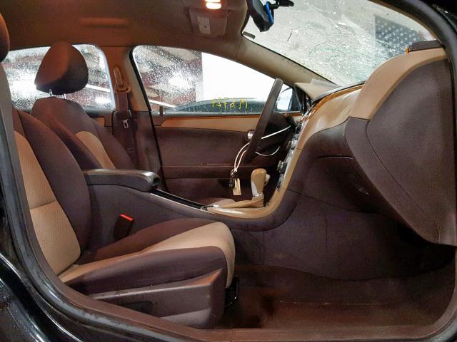 1G1ZC5E02CF222263 - 2012 CHEVROLET MALIBU 1LT BLACK photo 5