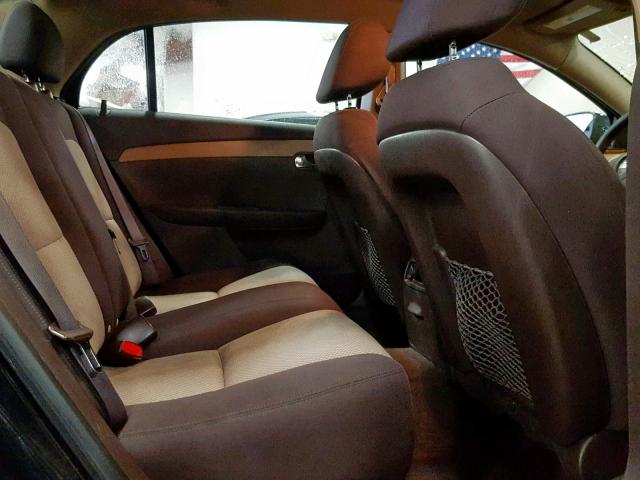 1G1ZC5E02CF222263 - 2012 CHEVROLET MALIBU 1LT BLACK photo 6