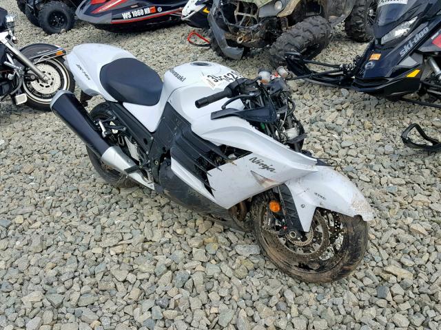 JKBZXNE18DA010377 - 2013 KAWASAKI ZX1400 E WHITE photo 1