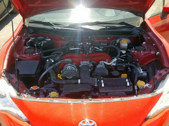 JF1ZNAA16H9706697 - 2017 TOYOTA 86 BASE RED photo 7