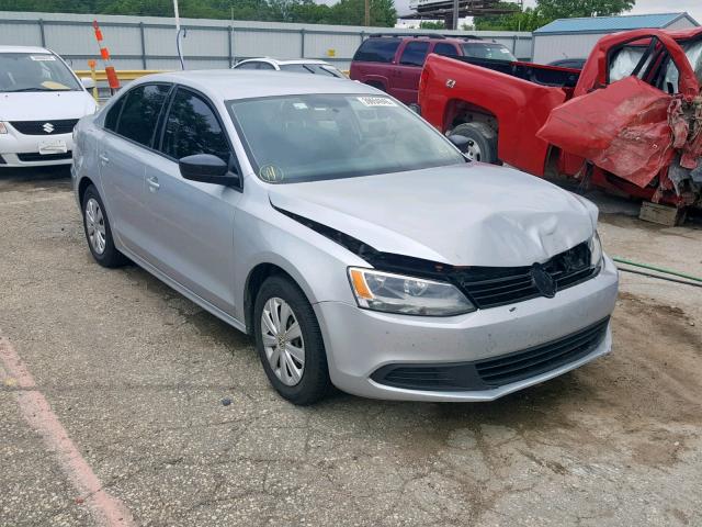 3VW1K7AJ0EM386158 - 2014 VOLKSWAGEN JETTA BASE SILVER photo 1