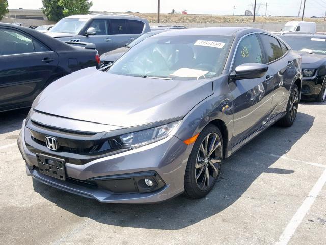 2HGFC2F87KH548717 - 2019 HONDA CIVIC SPOR CHARCOAL photo 2