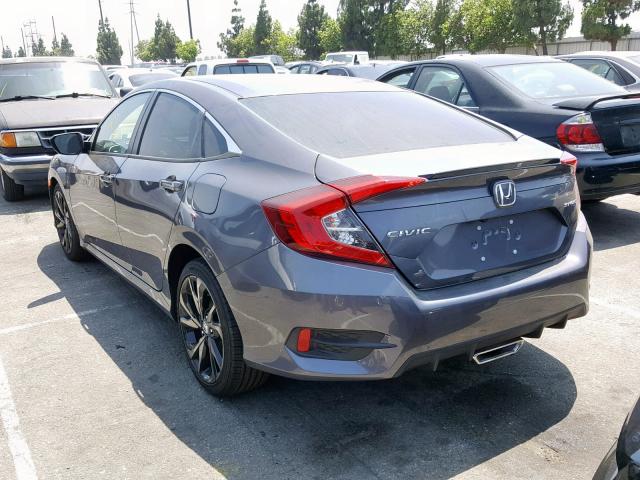 2HGFC2F87KH548717 - 2019 HONDA CIVIC SPOR CHARCOAL photo 3