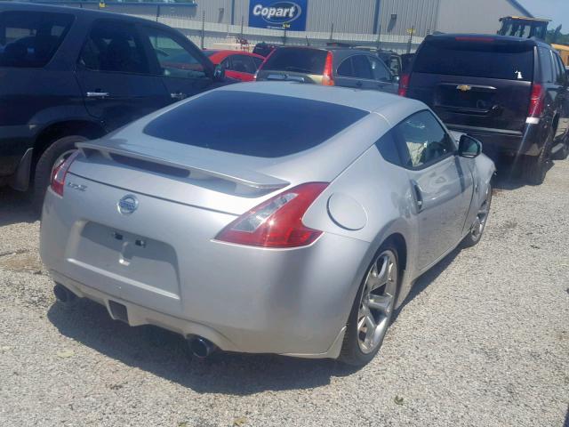 JN1AZ4EH1BM554176 - 2011 NISSAN 370Z BASE SILVER photo 4