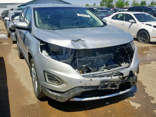 2FMPK4K8XHBB89586 - 2017 FORD EDGE TITAN SILVER photo 1