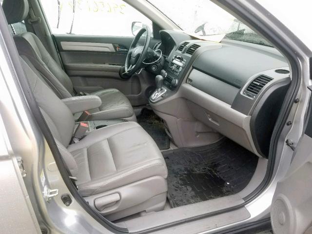 JHLRE4H7XAC010295 - 2010 HONDA CR-V EXL SILVER photo 5