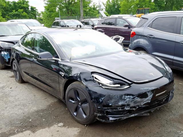 5YJ3E1EB0JF067974 - 2018 TESLA MODEL 3 BLACK photo 1